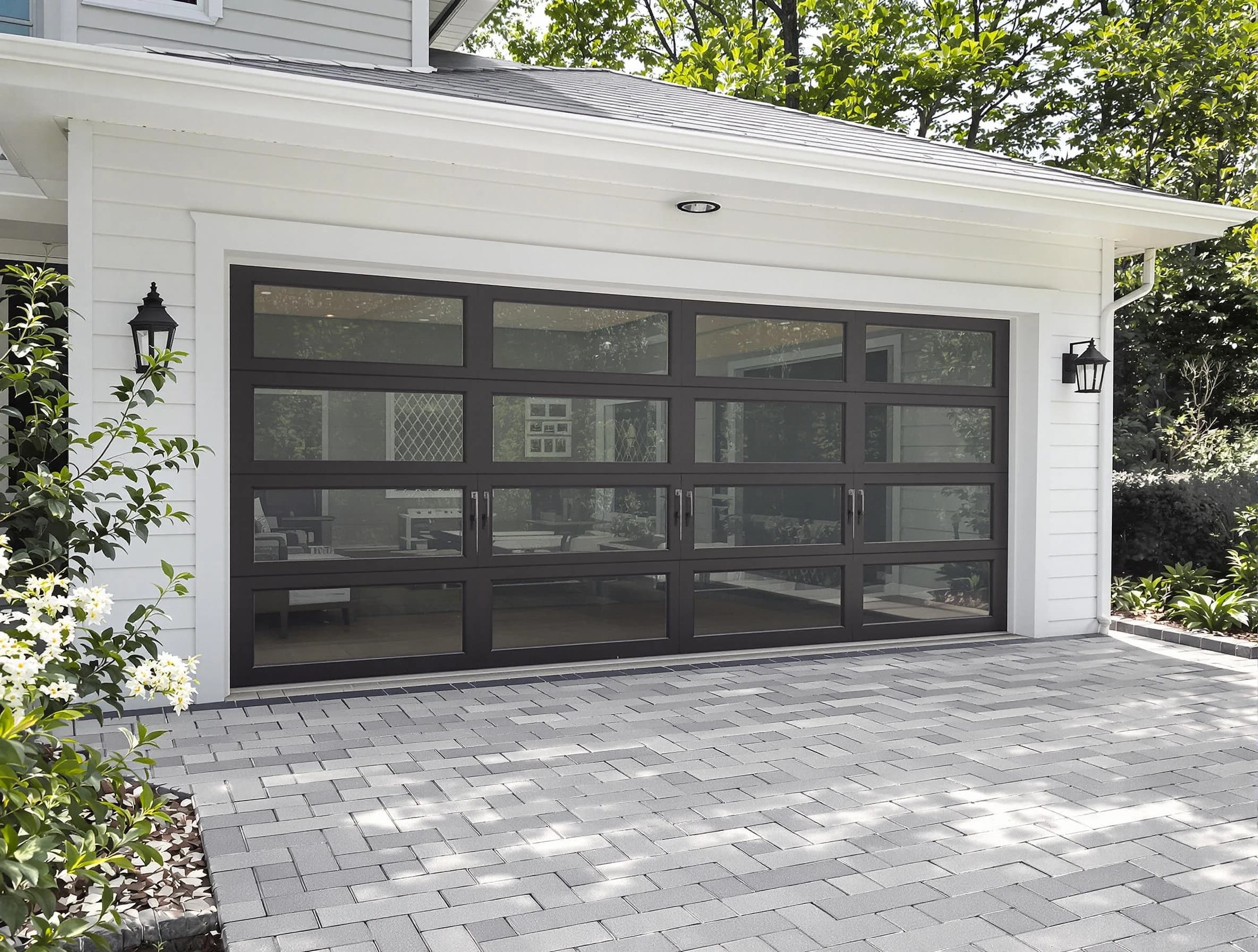 Lochbuie Garage Door Repair design specialist presenting custom garage door options to Lochbuie homeowner