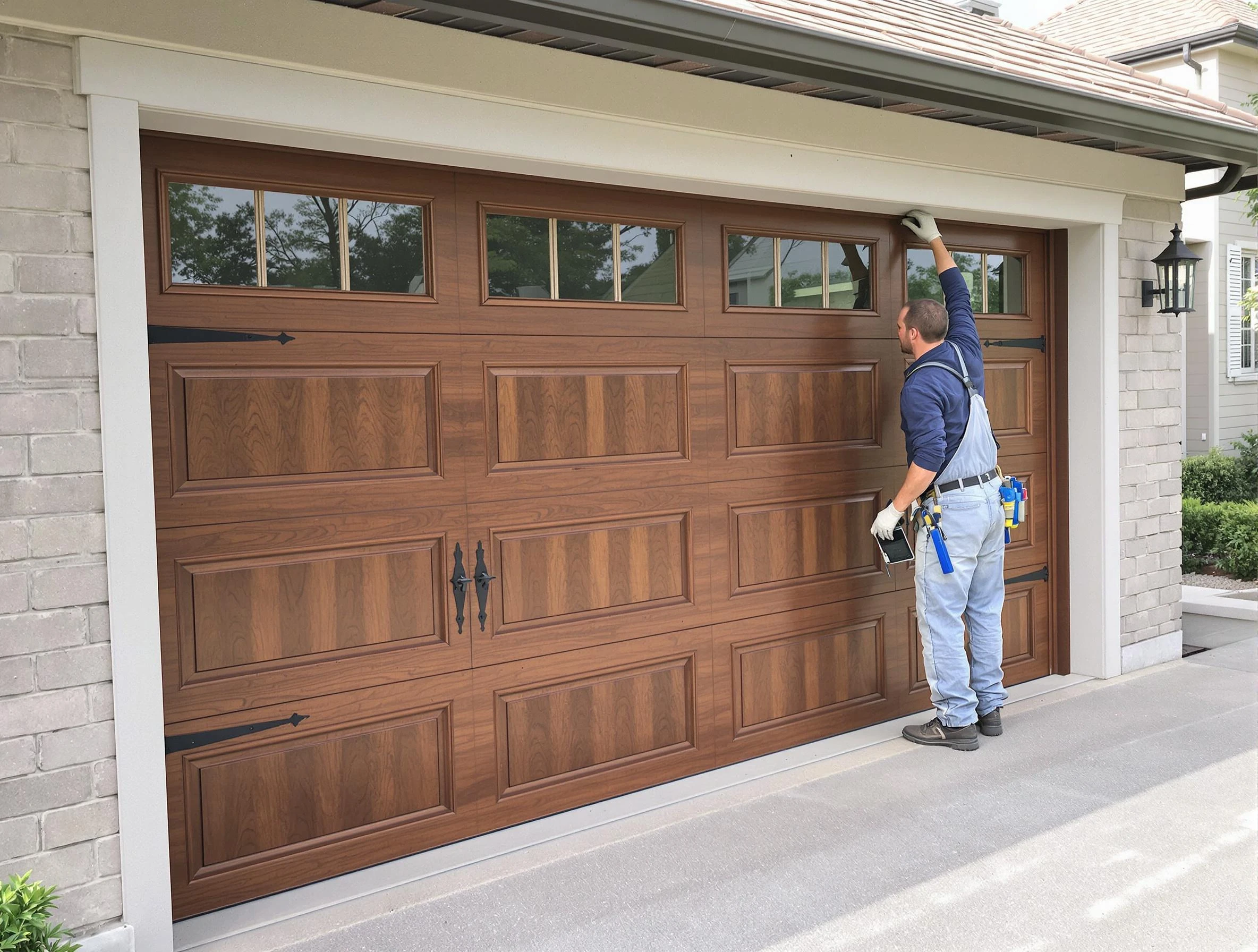 Custom garage door showcase by Lochbuie Garage Door Repair in Lochbuie