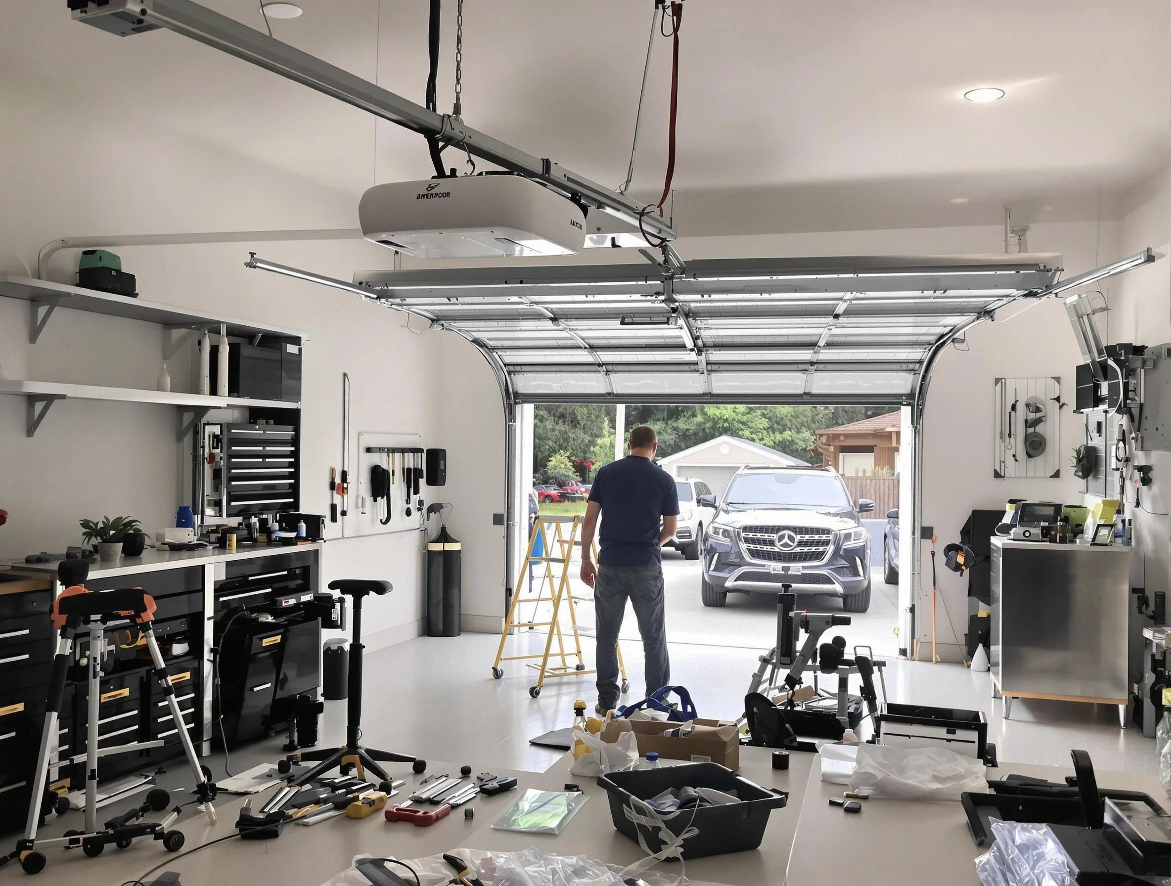 Garage door opener installation by Lochbuie Garage Door Repair in Lochbuie